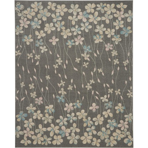 Nourison Tranquil Tra04 Grey/beige Indoor Area Rug 8'10