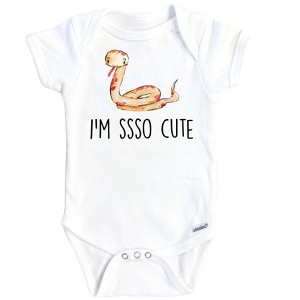 Snake Cute Onesie® Baby Boy Girl Clothes Infant Bodysuit Funny Cute Newborn GS1 - 1 of 3