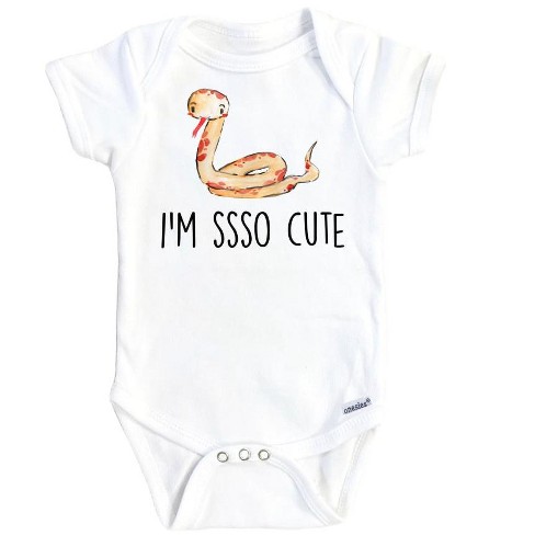 Snake Cute Onesie® Baby Boy Girl Clothes Infant Bodysuit Funny Cute Newborn GS1 - image 1 of 3