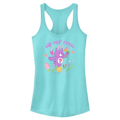 Juniors Womens Care Bears Hip Hop Crew Racerback Tank Top Cancun Small Target