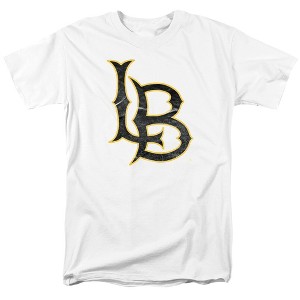 Men's California State University Long Beach Official Distressed Primary Logo T-Shirt - 1 of 4