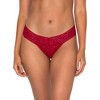 Smart & Sexy Women's My Favorite Lace Thong Panty 5 Pack - 2 of 4