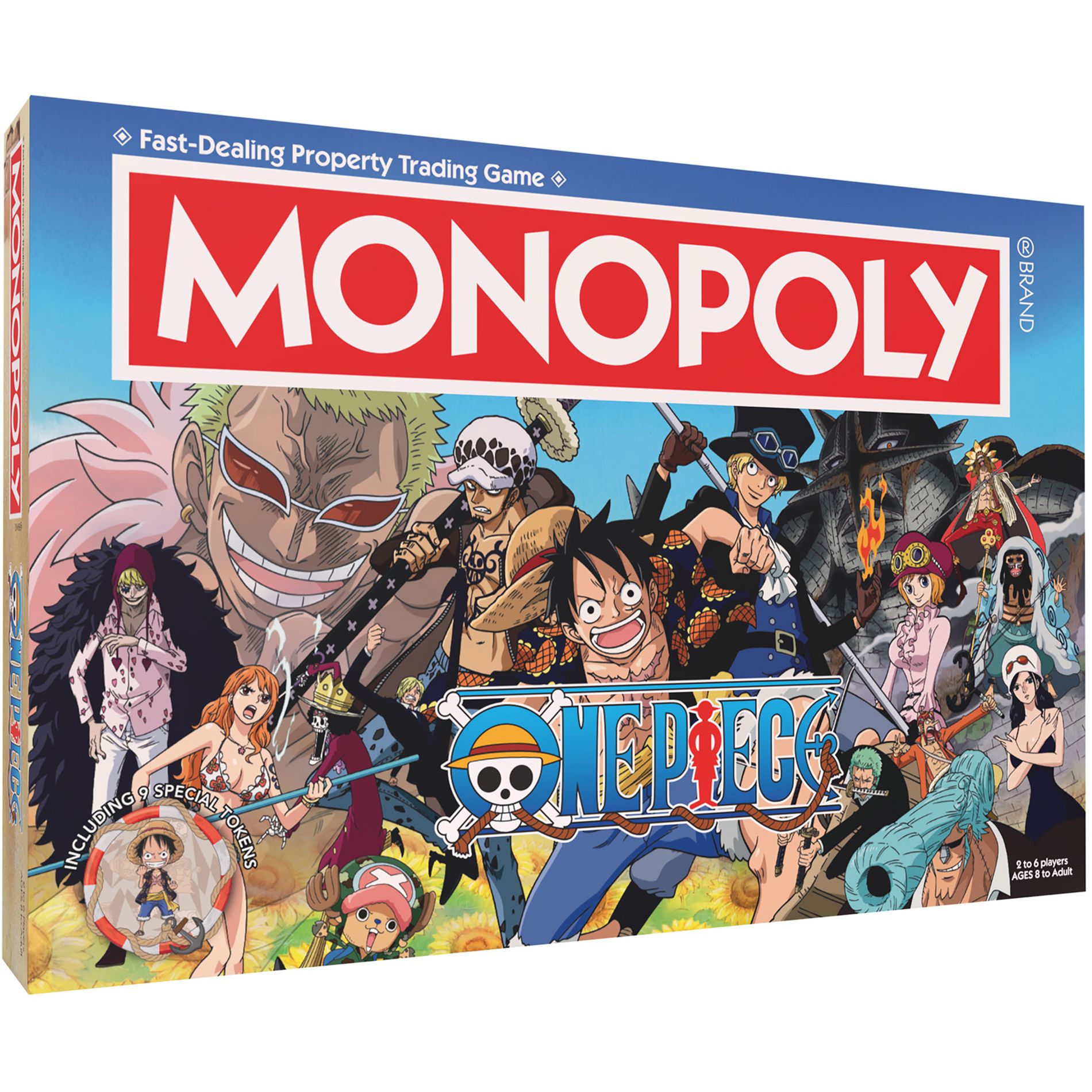MONOPOLY: One Piece - Strategy Board Game, Ages 8+, Manga & Anime