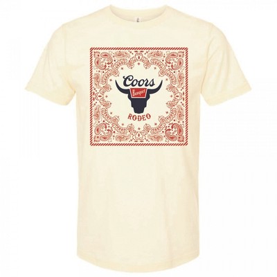 Mens Coors Banquet Rodeo Paisley Beige Colorway T-Shirt - 3XLarge