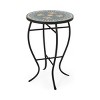 Syemin End Tables Round Side Table, End Table Metal Frame, Small Side Table, Side Tables Living Room, Modern Accent Table, Black, 14"*14"*21.5" - 2 of 4