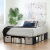 HomeStock Flexible Platform Bed with Storage and Baskets, Twin, Pure White - 4 of 4