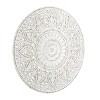 Wooden Floral Handmade Intricately Carved Wall Decor with Mandala Design - Olivia & May - 3 of 4