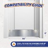 Panther Armor Push Plate, Metal Door Protector for Dog Scratching, Scratch Guards for Doors - 4 of 4