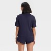 Women's Pointelle Notch Collar Shirt and Shorts Pajama Set - Wild Fable™ - 2 of 4