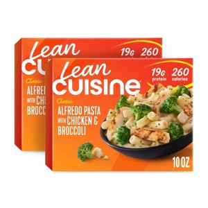 Lean Cuisine 2ct/10oz Comfort Cravings Alfredo Frozen Pasta with Chicken & Broccoli - 1 of 4