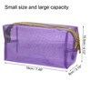 Unique Bargains Travel Toiletry Bag Makeup Bag Organizer Toiletry Organizer Travel Cosmetic Bag Waterproof PVC 1PC - 4 of 4