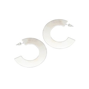 SOHI Women's Silver Contemporary Drop Earrings - 1 of 3