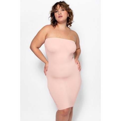 Smart & Sexy Women's Stretchiest Ever Slip Dress Blushing Rose L/xl : Target