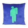 Just Funky Billie Eilish Small Monster 14 Inch Throw Pillow - 2 of 4