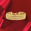 Ross-Simons Italian 18kt Gold Over Sterling Multi-Row Heart Bracelet - 3 of 4