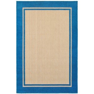 Oriental Weavers Cayman 5594B Sand/ Blue Indoor/Outdoor Area Rug - 5'3" x 7'6" - 1 of 3