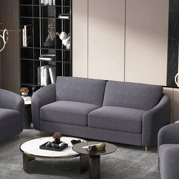 80" Yuina Sofa Gray Linen - Acme Furniture