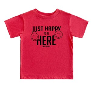 The Juniper Shop SmileyWorld Just Happy To Be Here Toddler Short Sleeve Tee - 1 of 4