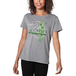 Harry Potter Slytherin Pattern Crest Women's Loose T-Shirt - 1 of 4