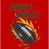 "Perfect Spirals" Flaming Football Adult Short Sleeve Tee - 2 of 2