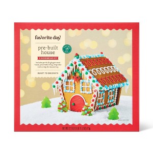 Christmas Pre-Built Gingerbread House Kit - 27.2oz - Favorite Day™ - 1 of 4