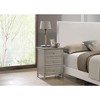 NicBex 3 Drawer Nightstand End Table,Wood Side Table with Round Knob Handles for Bedroom,Living Room,Bedside - 3 of 4