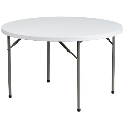 target round folding table