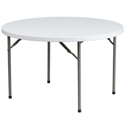 Flash furniture height adjustable deals granite white plastic folding table