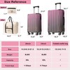 YONWAY 3 Piece Hardshell Luggage Sets, Checked Spinner PC & ABS Luggage Set, With Spinner Wheels, Built-in TSA Lock, Foldable Duffel Bag - 3 of 4