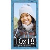 PosterPalooza | Shabby Chic Blue Picture Frame - UV Acrylic, Foam Board Backing, Hanging Hardware - 2 of 4
