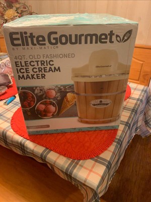 Elite gourmet ice cream maker online reviews