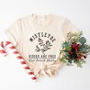Simply Sage Market Women's Mistletoe Kisses Are Free Short Sleeve Graphic Tee - 3 of 4