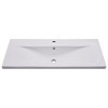 vidaXL Built-in Basin 39.8 in.x15.6 in.x7.3 in. Ceramic White - 3 of 4