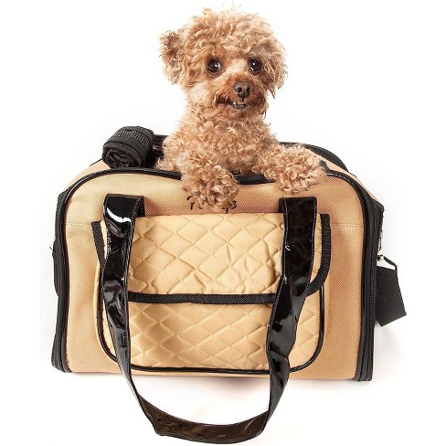 Pet Life Airline Approved Mystique Fashion Pet Carrier Brown m Target