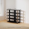 HOMLUX 5 Tier Shoe Rack Freestanding Shoe Organizer, Holds 12 Pairs - 4 of 4