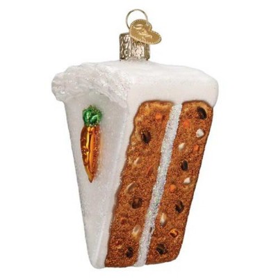 Old World Christmas 3.75 In Carrot Cake Ornament Dessert Sweets Pastry Tree Ornaments