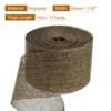 Unique Bargains Burlap Wired Soft Decorative Ribbon Trim for Gift Wrapping - 2 of 4