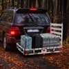 VEVOR 50 x 29.5 x 8.7 inch Hitch Cargo Carrier, 500lbs Capacity Trailer Hitch Mounted Cargo Basket, Aluminum Luggage Carrier Rack, Silver - 2 of 4