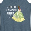 Women's - Disney - Full Of Christmas Cheer Tiana Graphic Racerback Tank - 2 of 4