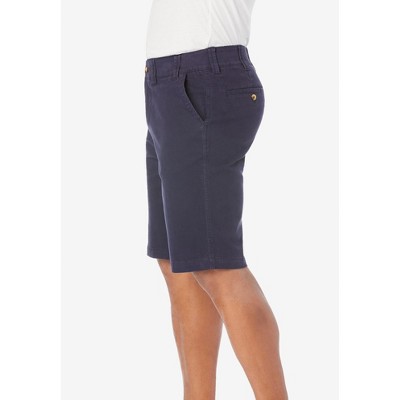KingSize 10" Flex Full-Elastic Waist Chino Shorts