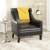 Mckinley Club Chair - MCR4735A - Antique Black - Safavieh - 2 of 4
