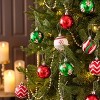 Aoibox 30pcs Christmas Ornaments Set Red Green White Shatterproof Balls 2.36 Inch Hanging Tree Decorations Bulk for Holiday Party - 2 of 4