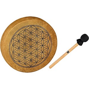 MEINL Sonic Energy HOD15-FOL 15" Native American-Style Hoop Drum, Flower of Life Symbol - 1 of 1