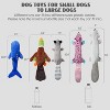 Nocciola 5 PCS Jungle Series Plus Squeaky Stuffless Dog Toys, Belly Pouch to Hold Bottles for Bonus Crinkle, Durable Dog Toys for Aggressive Chewers - 3 of 4
