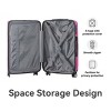 FURNIinspire Bag And Luggage Sets 3 Piece Rolling Luggage, Hard Shell Travel Suitcases Set with Wheels Telescopic Handle, Pink, 21.06"*11.42"*30.12" - 4 of 4