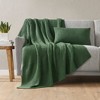 Ink+Ivy 12"x20" Oversize Bree Knit Oblong Throw Pillow Cover Green: Cozy Acrylic, Machine Washable, Cottage Style - 2 of 4