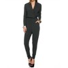Women's Wrap Front Jumpsuit - Charme - 4 of 4