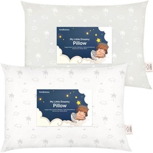 KeaBabies Toddler Pillow - Soft Organic Cotton Kids Pillows for Sleeping - Travel Pillow for Kids Age 2-5 - 1 of 4