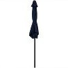 Sunnydaze Outdoor Aluminum Patio Table Umbrella with Polyester Canopy and Tilt and Crank Shade Control - 7.5' - 2 of 4