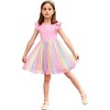 Arshiner Toddler Tutu Dress Little Girls Fluffy Summer Dresses Casual Party Tulle Sundress for Kids - 4 of 4
